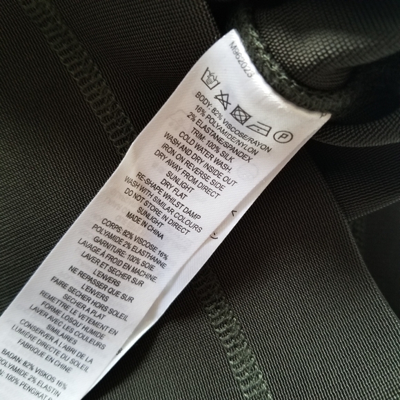 French Connection Forest Green Ebony Skirt New 2 - Picture 8 of 11